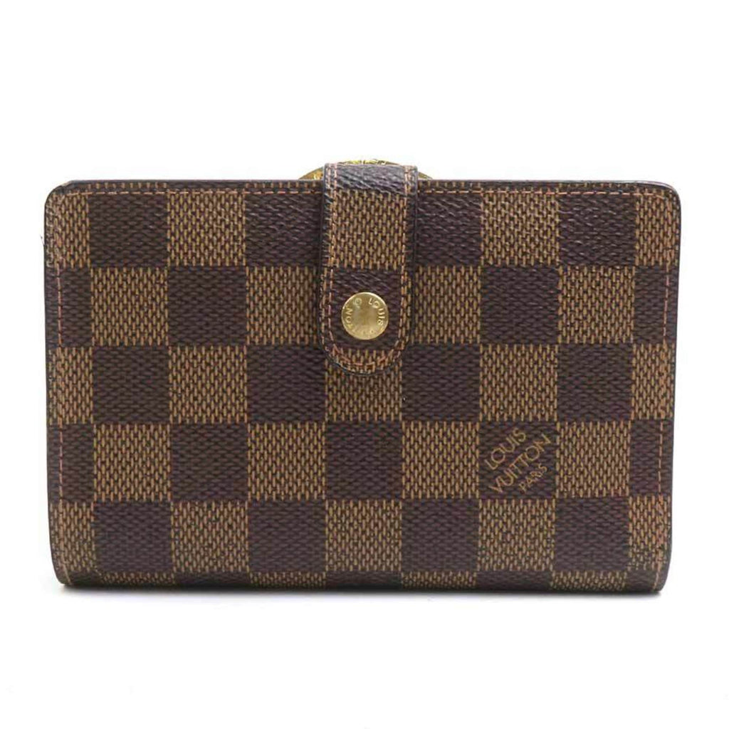 Louis Vuitton Damier Brown Damier Canvas Galle Damier Canvas Wallet (Bi-Fold) (Pre-Owned)