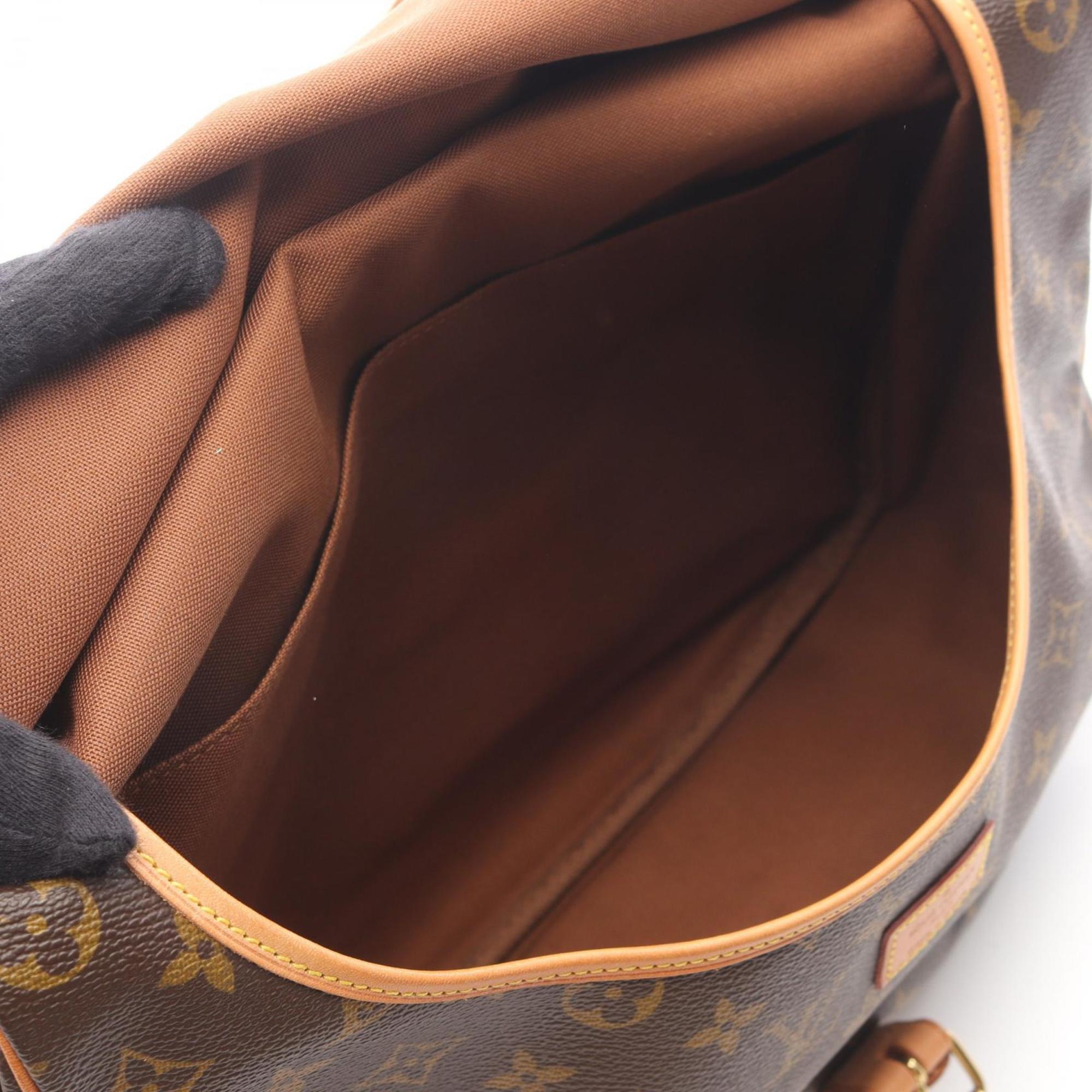 Louis Vuitton Brown Monogram Coated Canvas Pvc Leather Shoulder Bag (Pre-Owned)