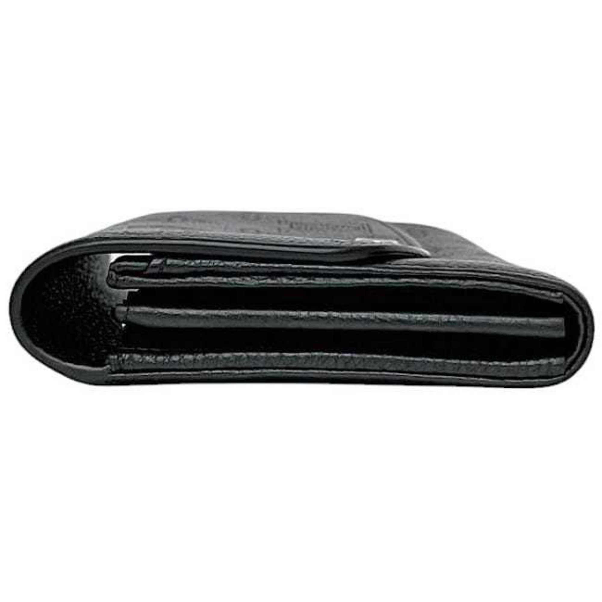 Louis Vuitton Black Monogram Noir Mahina Leather Long Wallet (Bi-Fold) (Pre-Owned)