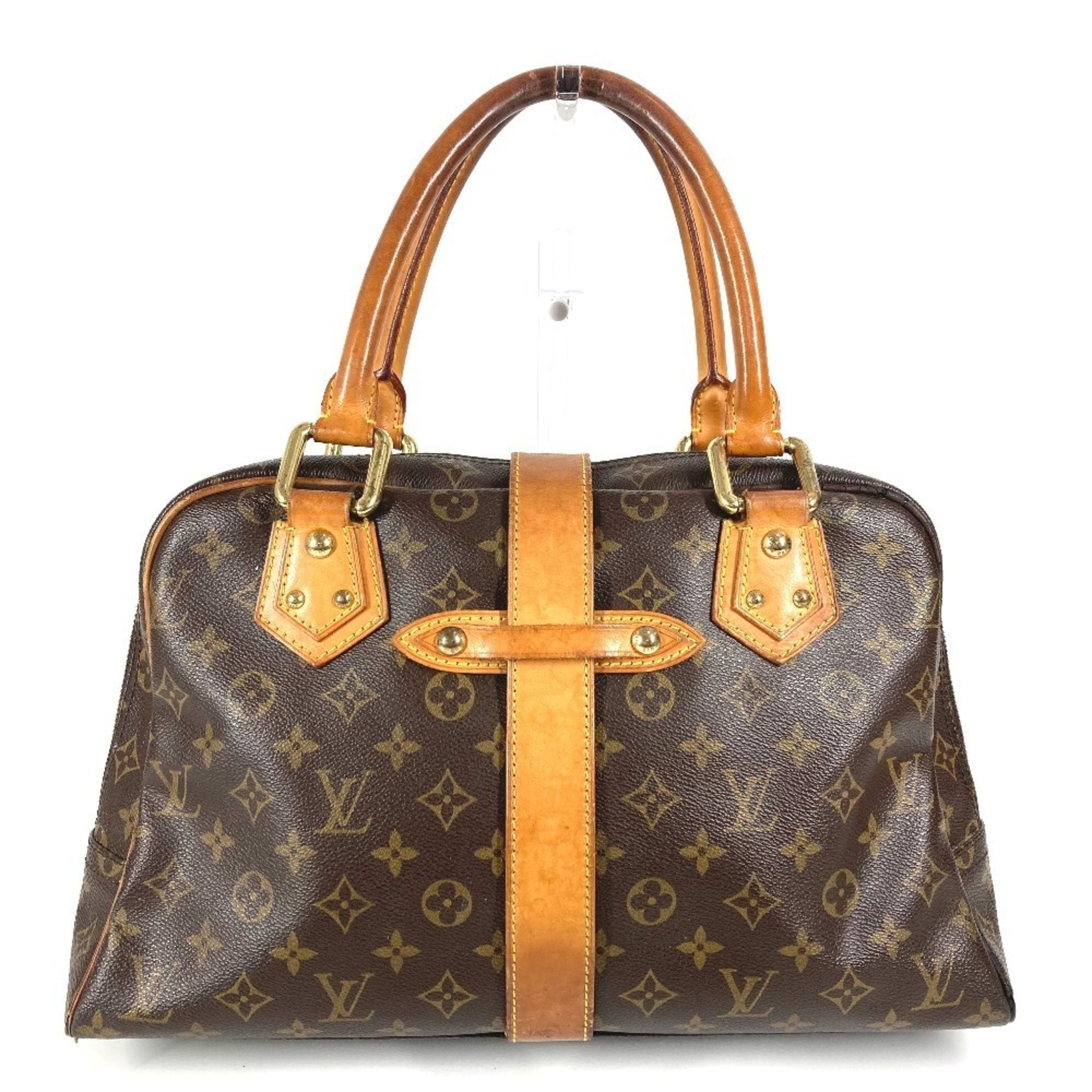Louis Vuitton Brown Monogram Monogram Boston Bag Handbag Shoulder Bag (Pre-Owned)