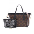 Louis Vuitton Black Brown Coated Canvas Monogram Pvc Leather Tote Bag (Pre-Owned)