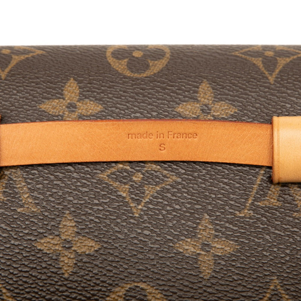 Louis Vuitton Brown Pvc Leather Pochette Sling Bag (Pre-Owned)