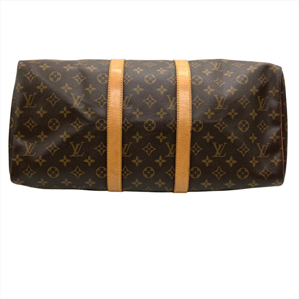 Louis Vuitton Brown Monogram Canvas Boston Bag (Pre-Owned)