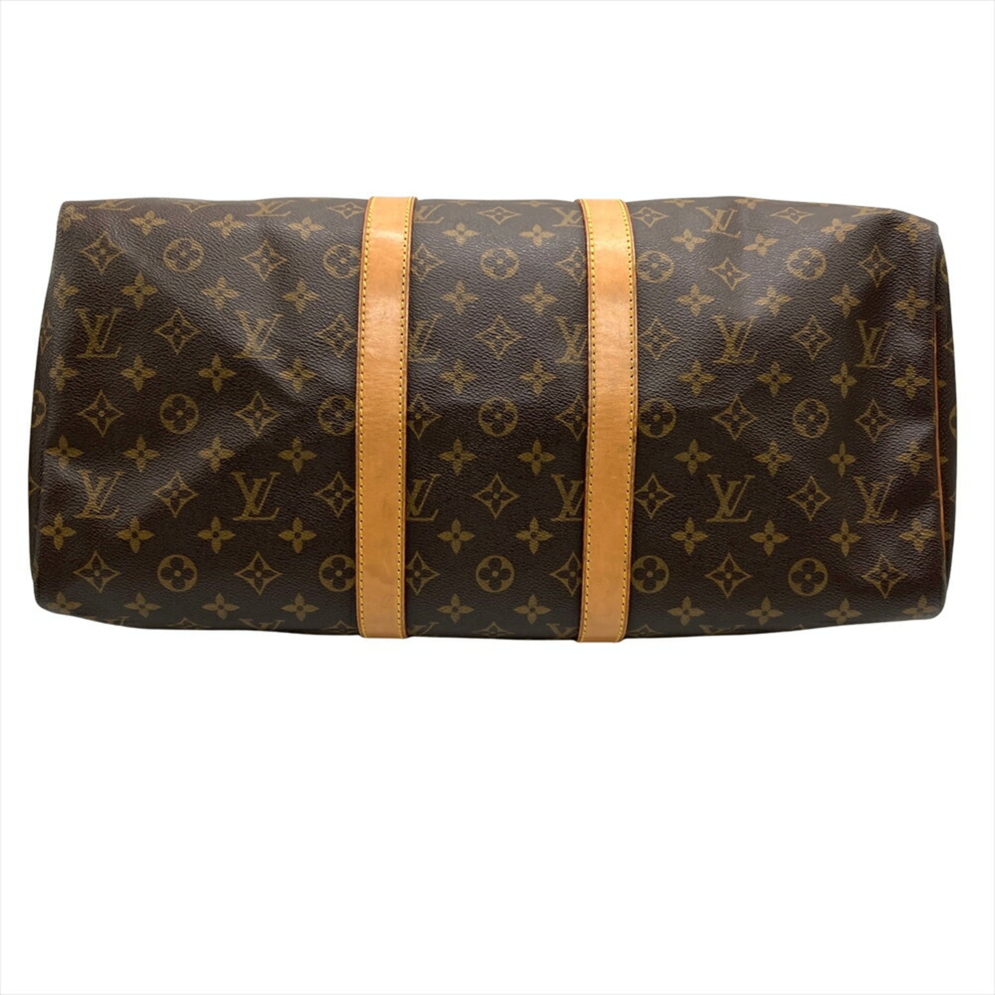 Louis Vuitton Brown Monogram Canvas Boston Bag (Pre-Owned)