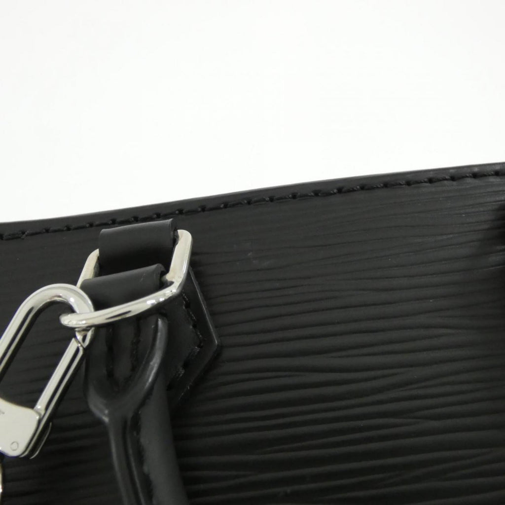 Louis Vuitton Black Leather Handbag (Pre-Owned)