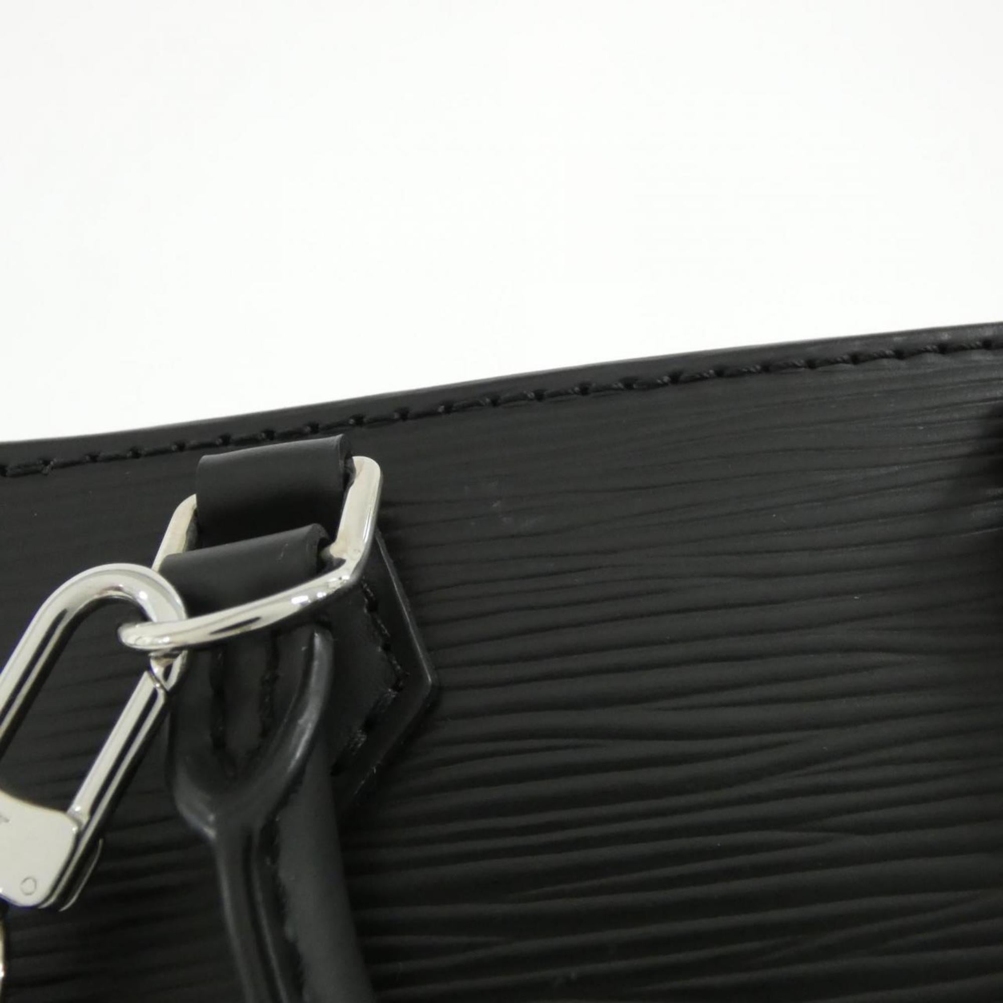 Louis Vuitton Black Leather Handbag (Pre-Owned)