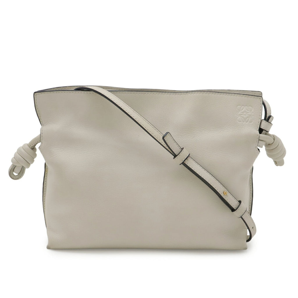 Flamenco Knot Clutch Leather Medium