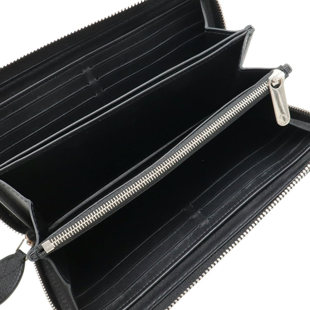 Louis Vuitton Black Noir Leather Coin Purse/Coin Case (Pre-Owned)