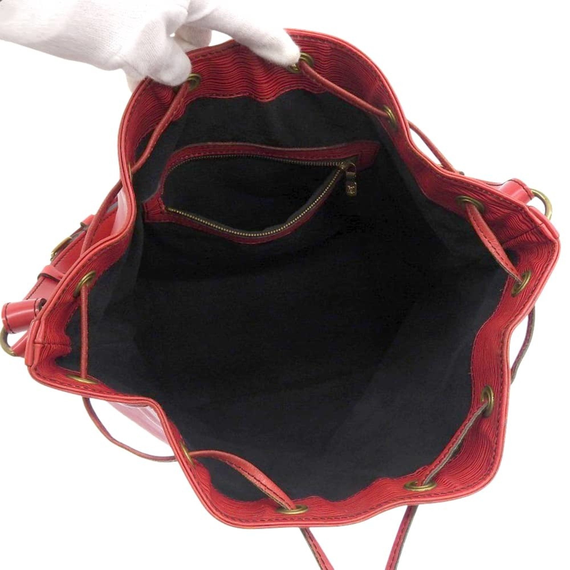 Louis Vuitton Epi Castilian Red Red Color Leather Shoulder Bag (Pre-Owned)