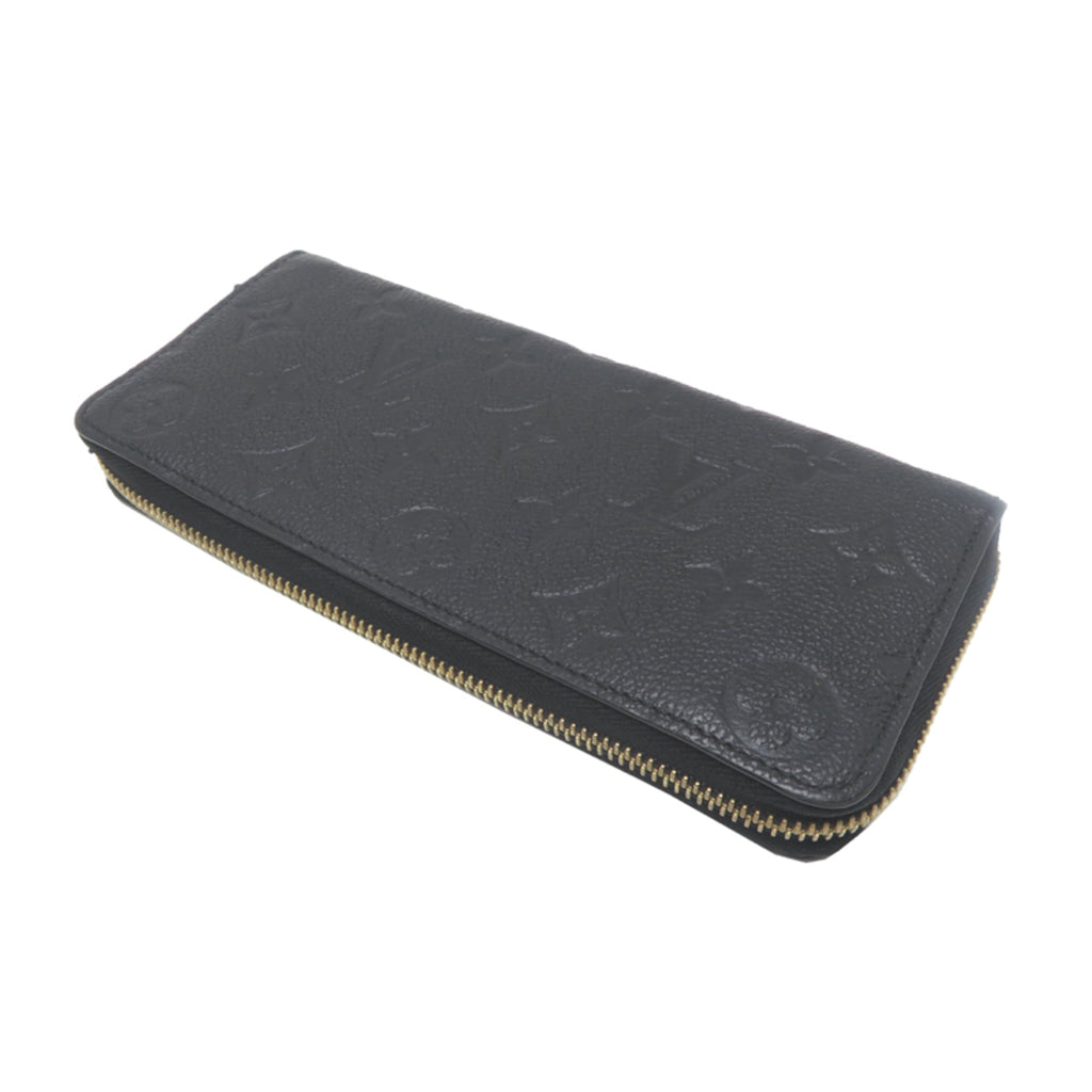 Louis Vuitton Black Noir Monogram Empreinte Long Wallet (Bi-Fold) (Pre-Owned)