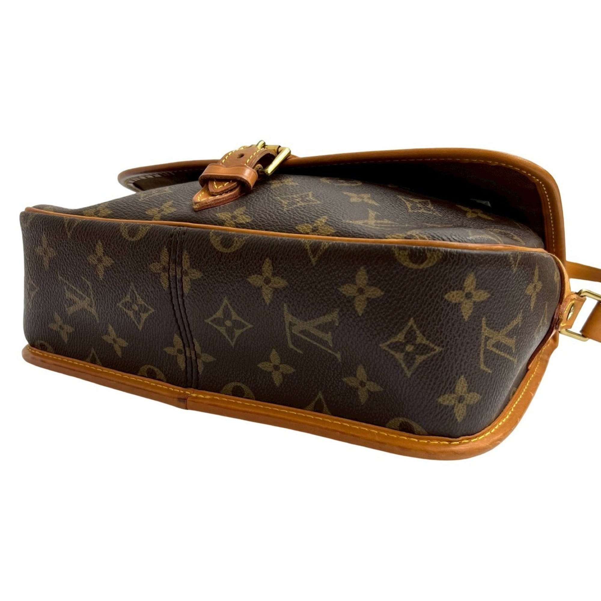 Louis Vuitton Brown Leather Pvc Pochette Shoulder Bag (Pre-Owned)