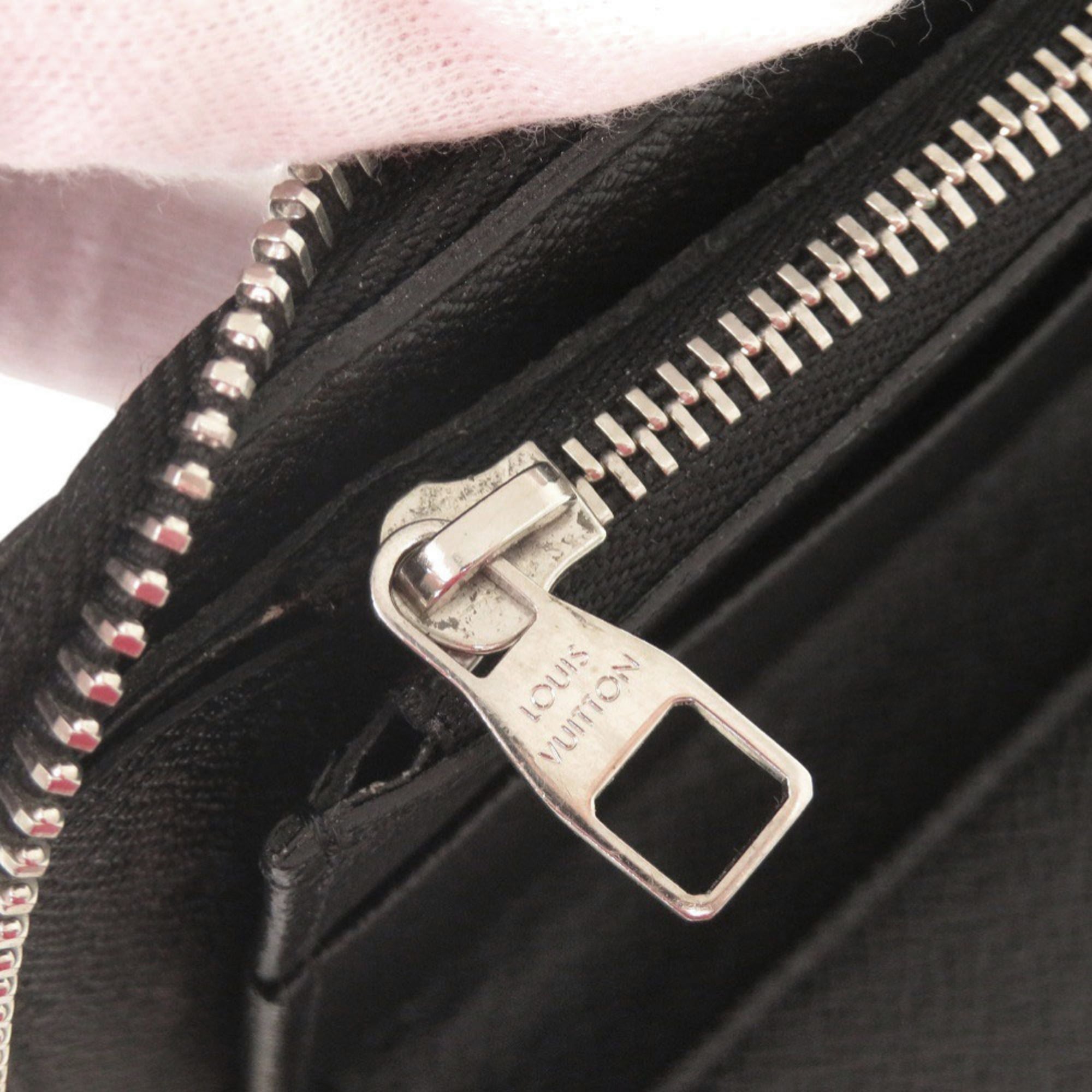 Louis Vuitton Black Damier Graphite Long Wallet (Bi-Fold) (Pre-Owned)