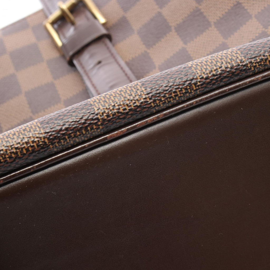 Louis Vuitton Brown Ebene Coated Canvas Leather Tote Bag (Pre-Owned)
