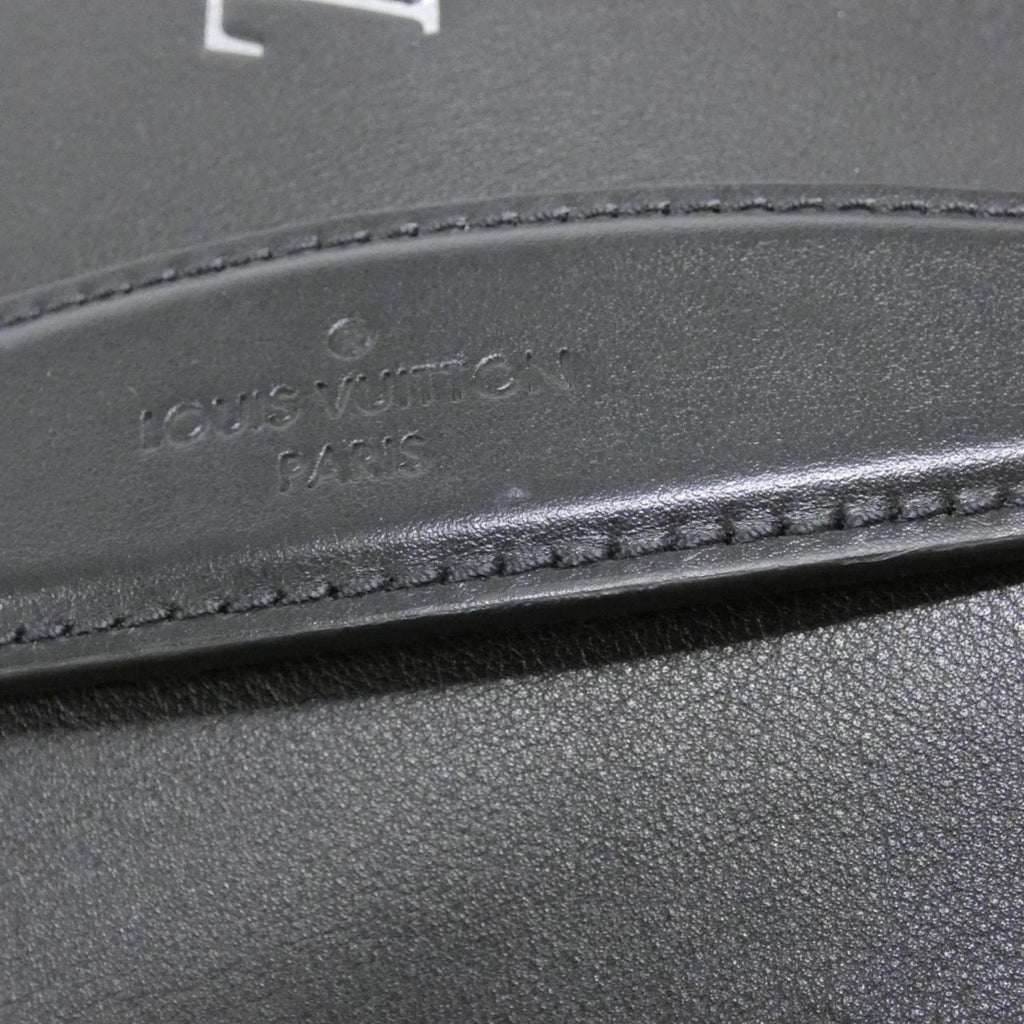 Louis Vuitton Black Leather Handbag (Pre-Owned)