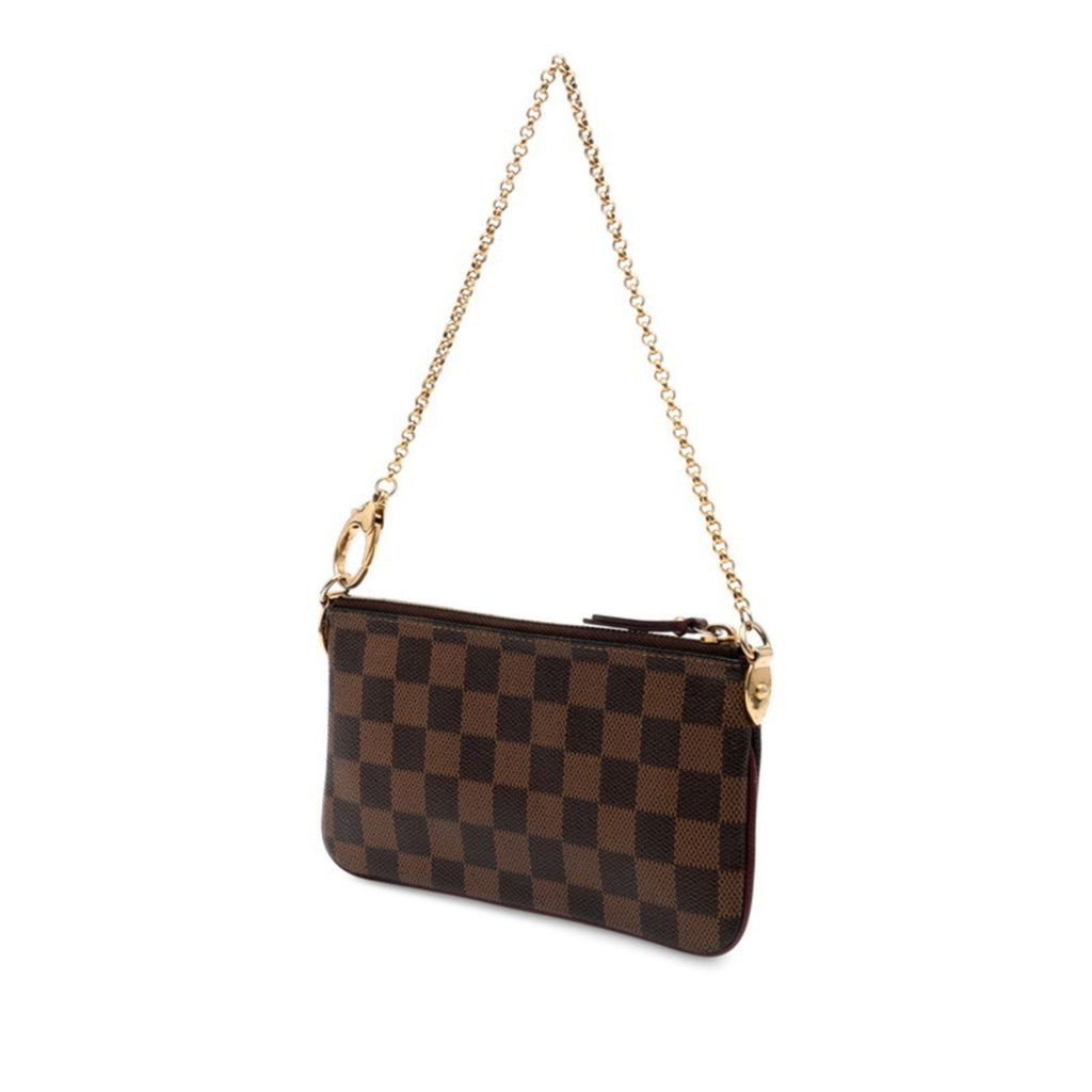 Louis Vuitton Brown Pvc Handbag Pochette Shoulder Bag (Pre-Owned)