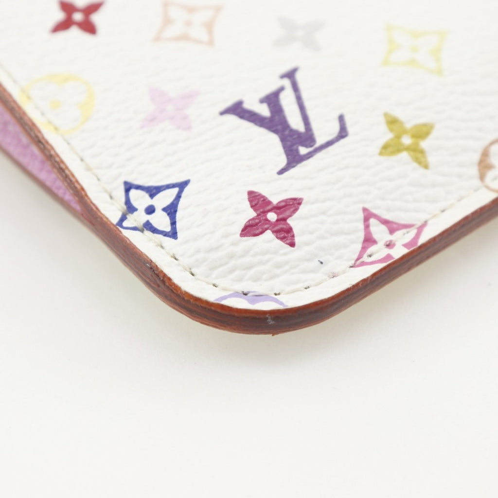 Louis Vuitton Multi-Color White Monogram Multicolore Pochette (Pre-Owned)