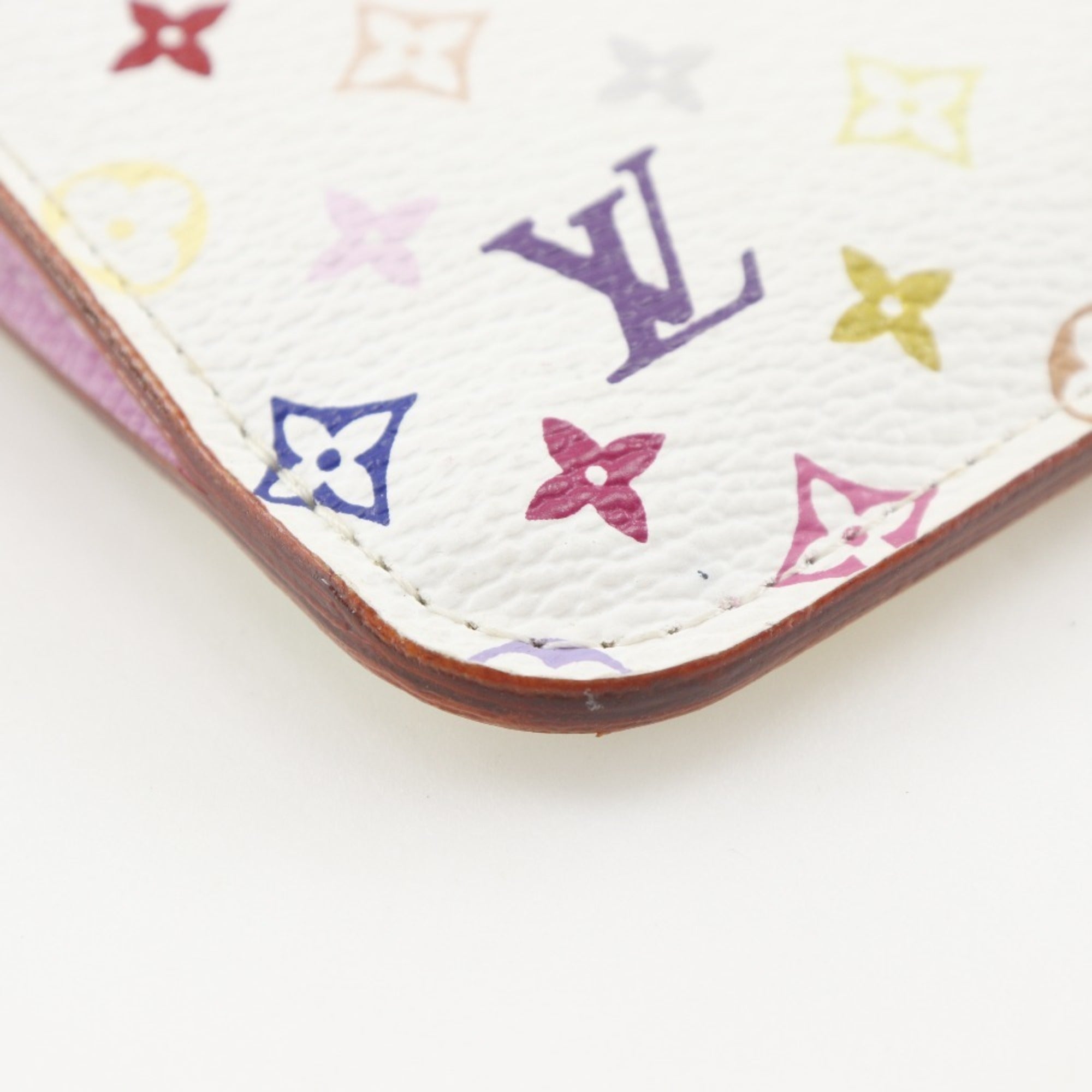 Louis Vuitton Multi-Color White Monogram Multicolore Pochette (Pre-Owned)