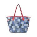 Louis Vuitton Monogram Rouge Denim Handbag Shoulder Bag (Pre-Owned)