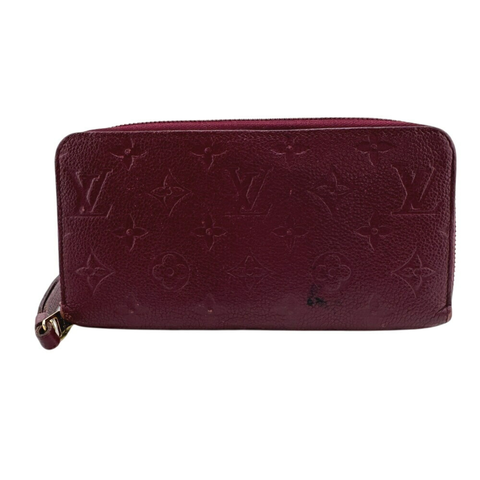 Louis Vuitton Aurore Leather Long Wallet (Bi-Fold) (Pre-Owned)