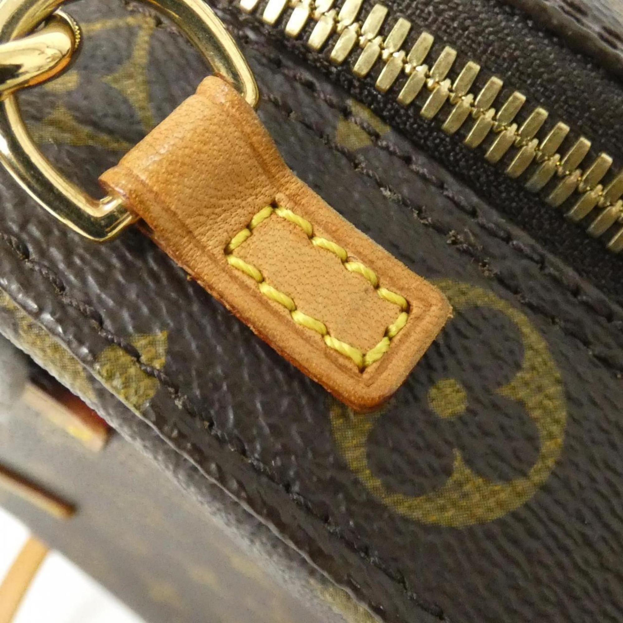 Louis Vuitton Marron Coated Canvas Handbag (Pre-Owned)