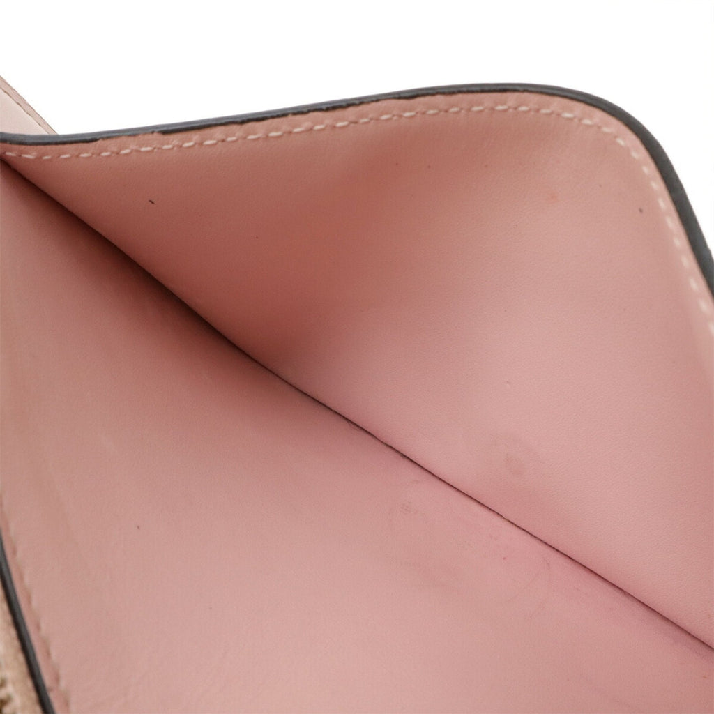 Louis Vuitton Monogram Rose Ballerine Monogram Chain/Shoulder Wallet (Pre-Owned)