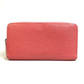 Louis Vuitton Epi Corail Pink Epi Leather Long Wallet (Bi-Fold) (Pre-Owned)