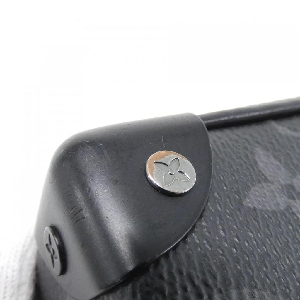 Louis Vuitton Black Coated Canvas Shoulder Bag (Pre-Owned)
