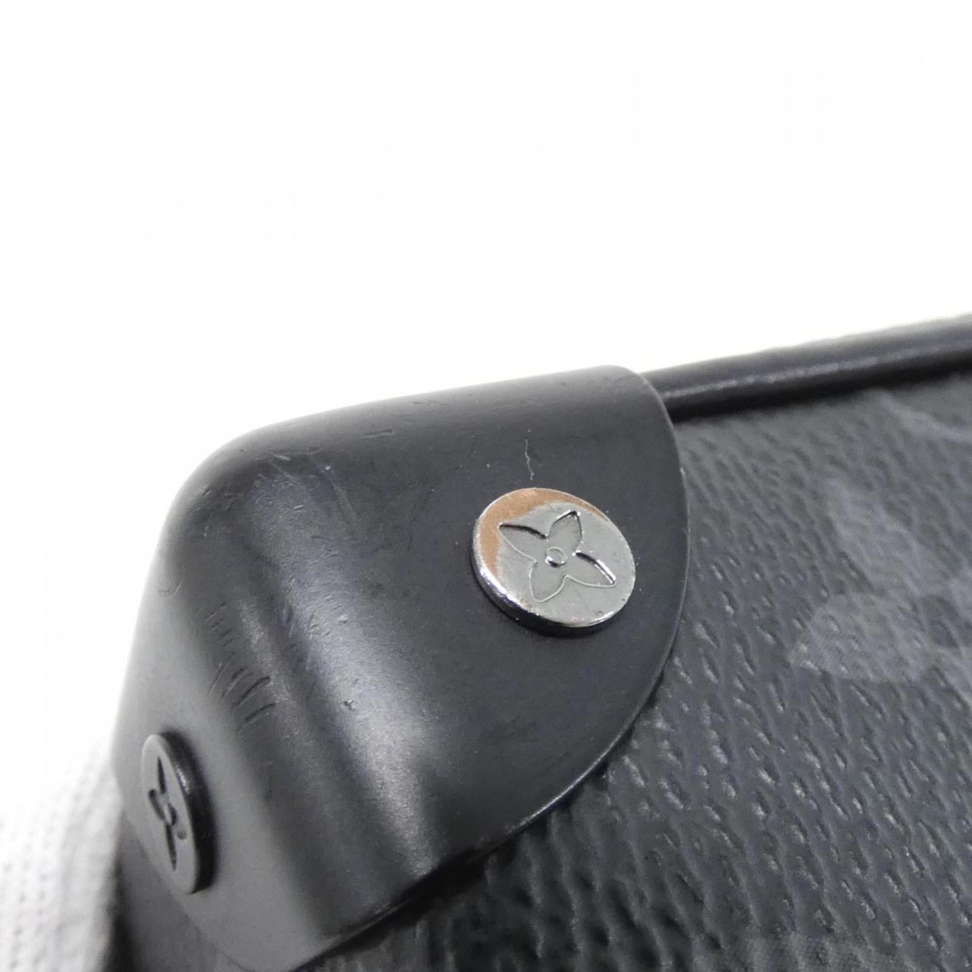 Louis Vuitton Black Coated Canvas Shoulder Bag (Pre-Owned)