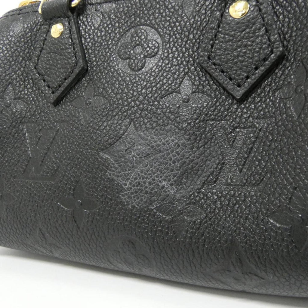 Louis Vuitton Black Leather Handbag (Pre-Owned)