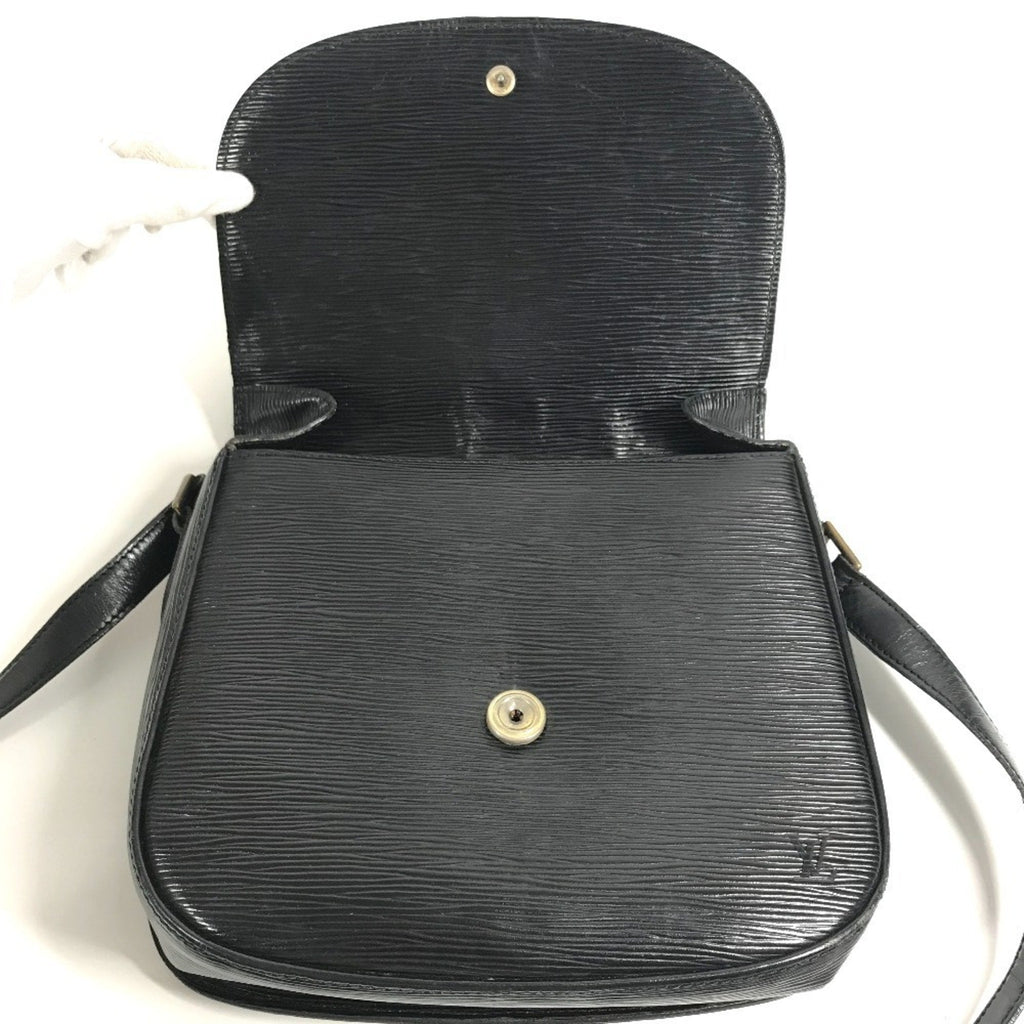 Louis Vuitton Black Noir Epi Leather Shoulder Bag (Pre-Owned)