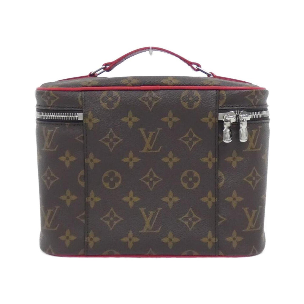 Louis Vuitton Marron Monogram Red Color Coated Canvas Handbag (Pre-Owned)