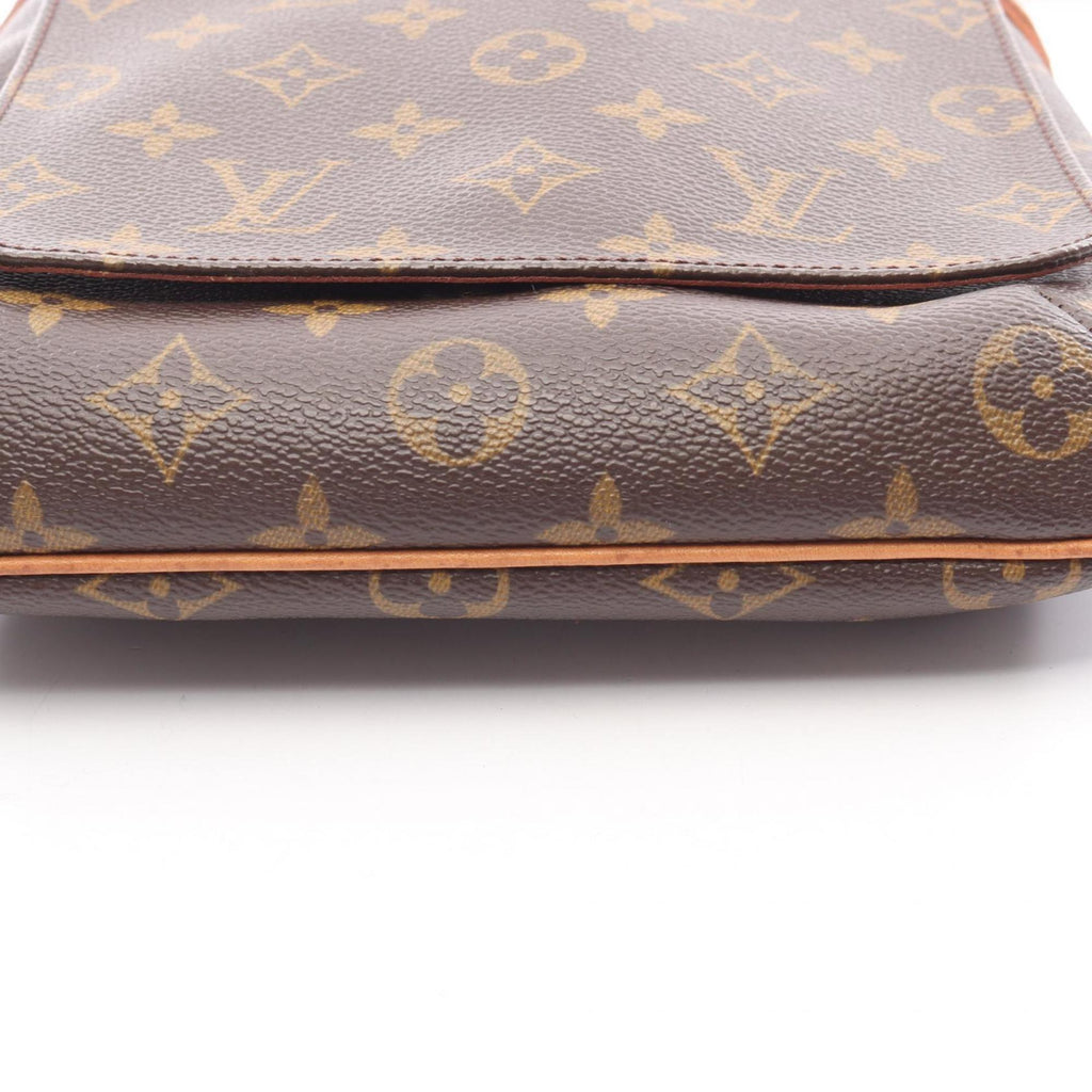 Louis Vuitton Brown Coated Canvas Pvc Monogram Leather Shoulder Bag (Pre-Owned)
