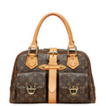 Louis Vuitton Brown Pvc Leather Boston Bag Handbag (Pre-Owned)