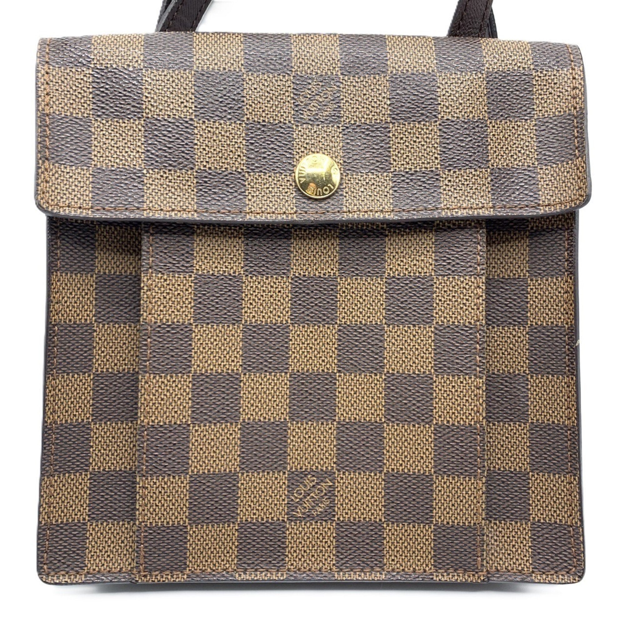 Louis Vuitton Damier Canvas Damier Canvas Pochette Shoulder Bag (Pre-Owned)