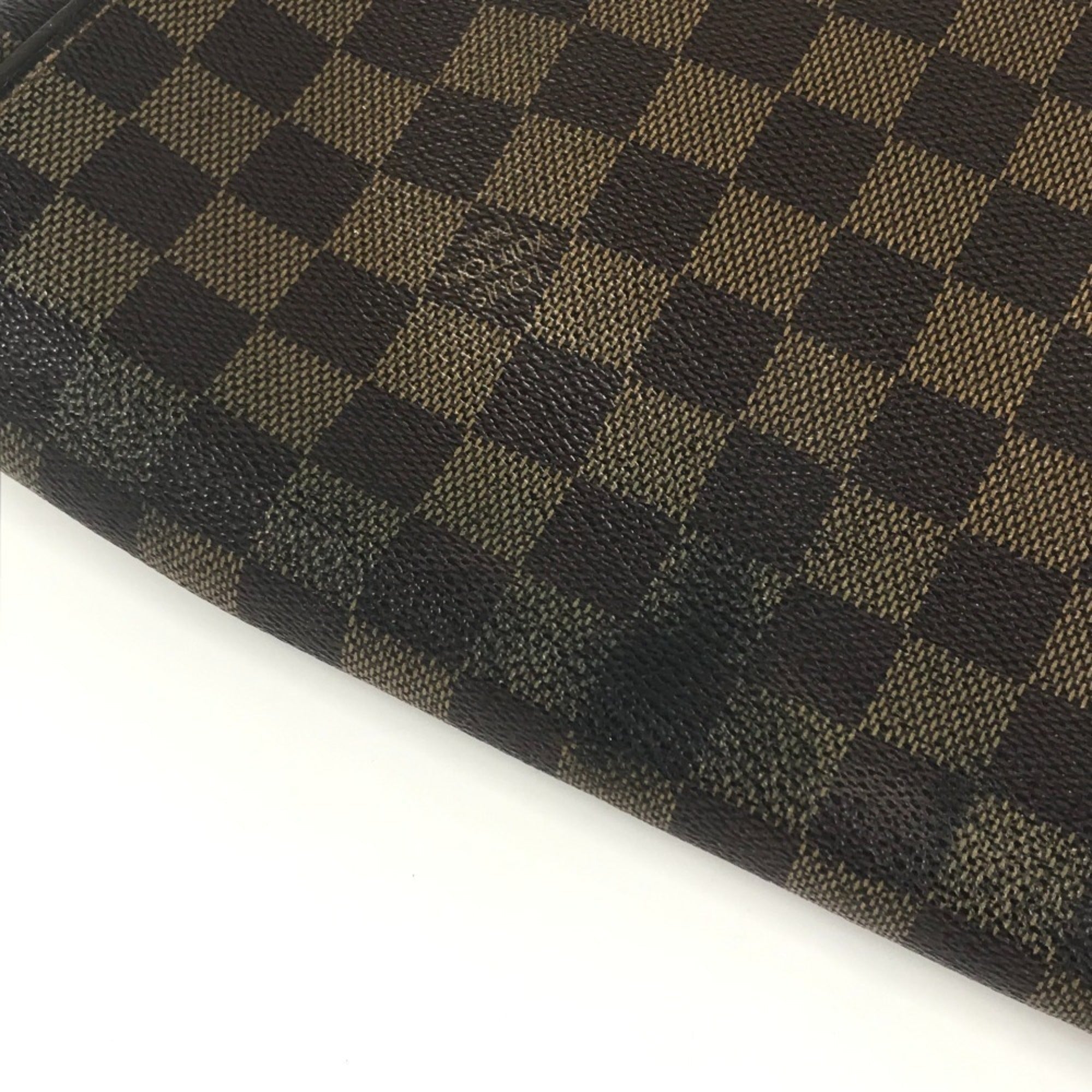 Louis Vuitton Brown Ebene Damier Canvas Messenger Bag Shoulder Bag (Pre-Owned)