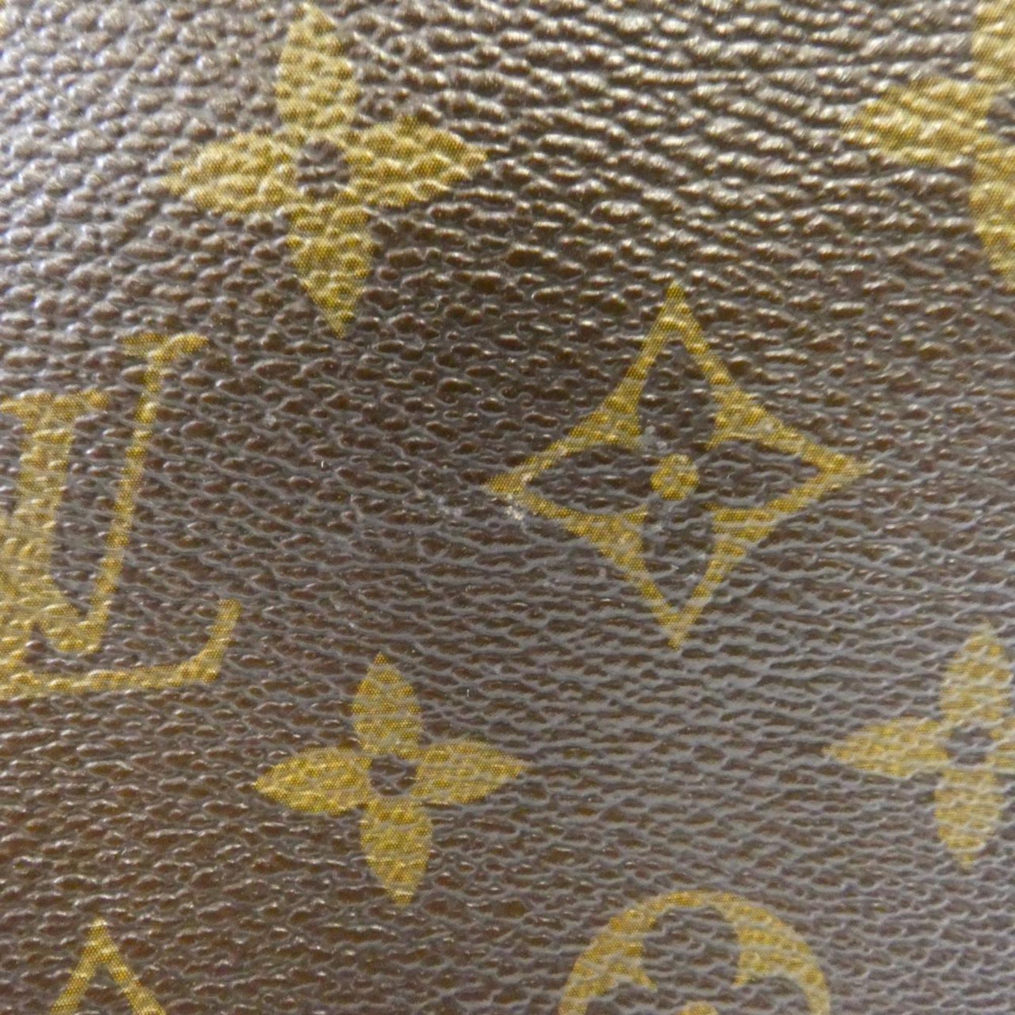 Louis Vuitton Marron Coated Canvas Shoulder Bag (Pre-Owned)