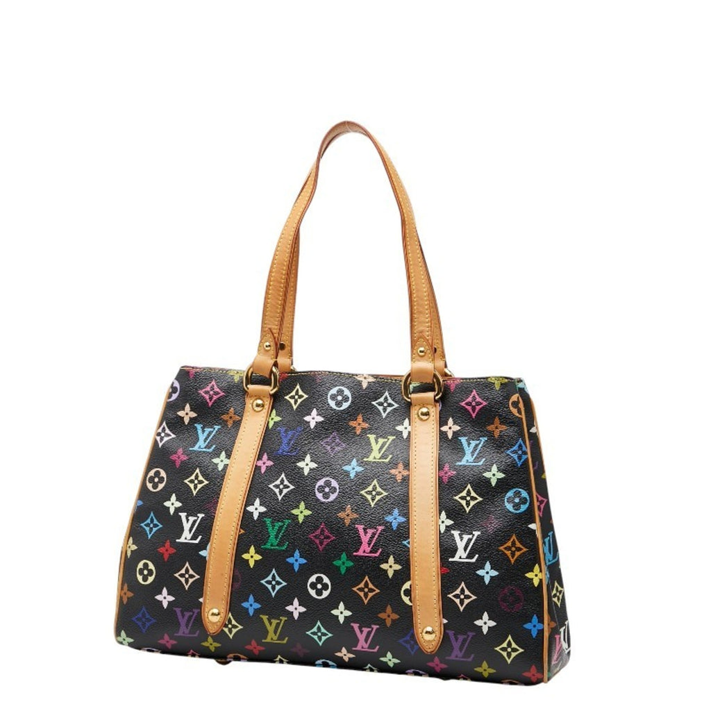 Louis Vuitton Black Multi-Color Pvc Leather Handbag Tote Bag (Pre-Owned)