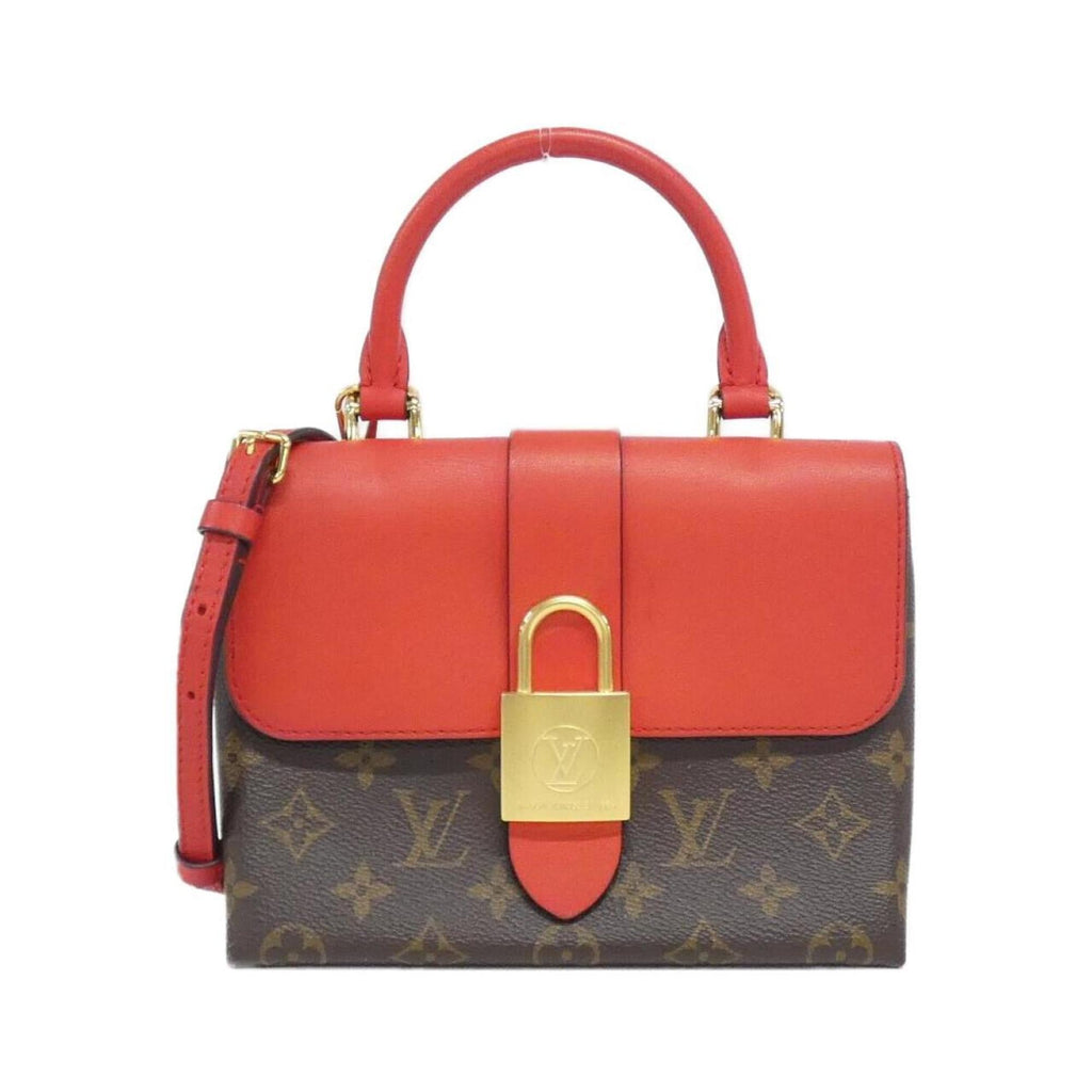Louis Vuitton Coquelicots Marron Coated Canvas Leather Handbag (Pre-Owned)