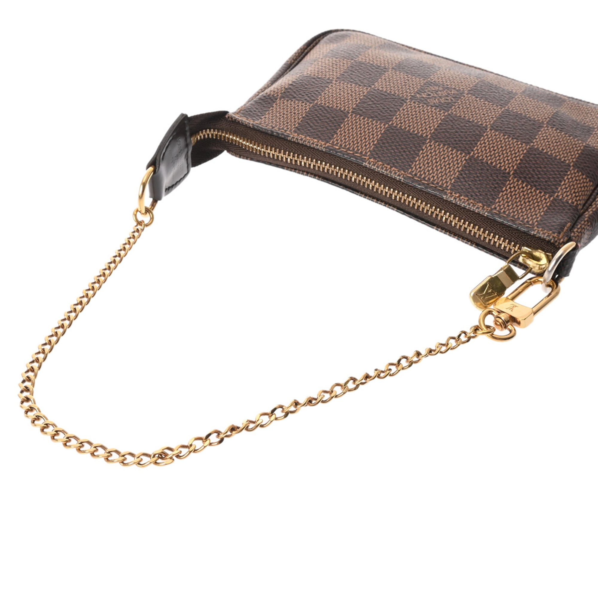 Louis Vuitton Damier Brown Damier Canvas Pochette Pouch (Pre-Owned)