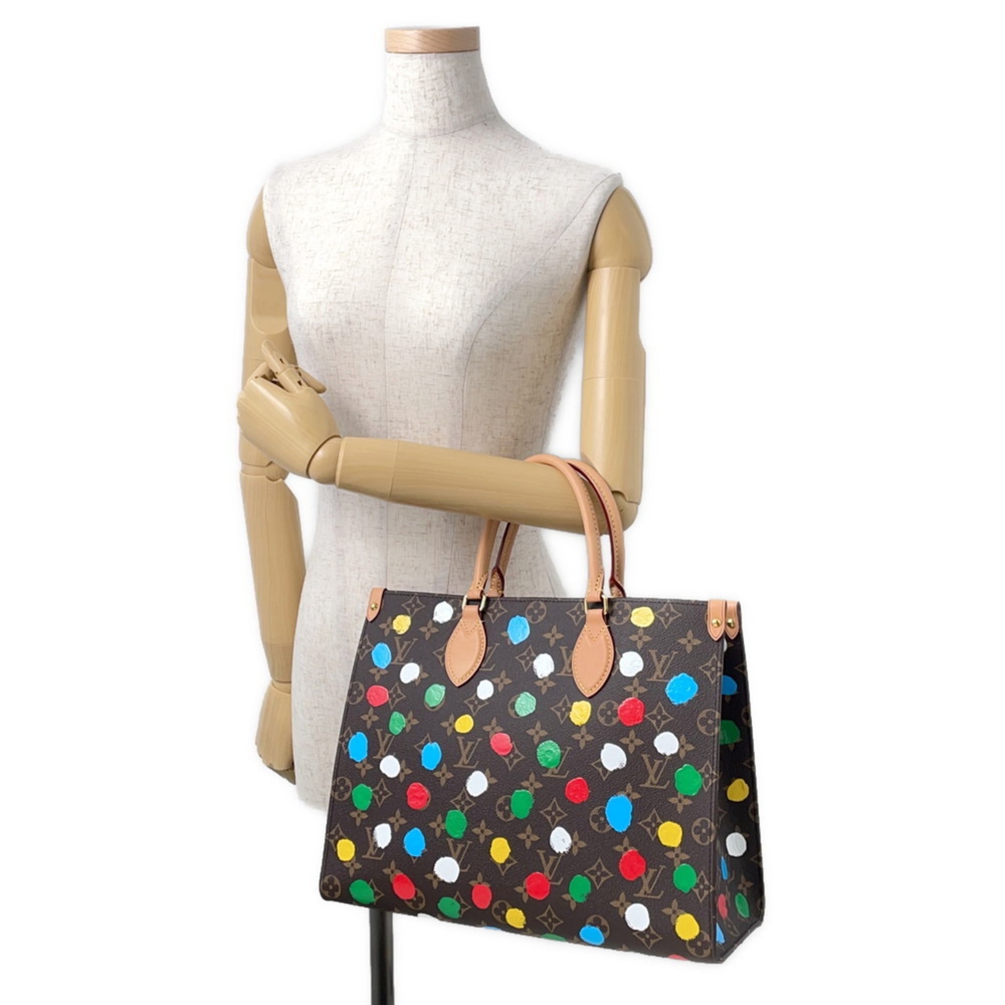 Louis Vuitton Monogram Red Color Monogram Tote Bag (Pre-Owned)