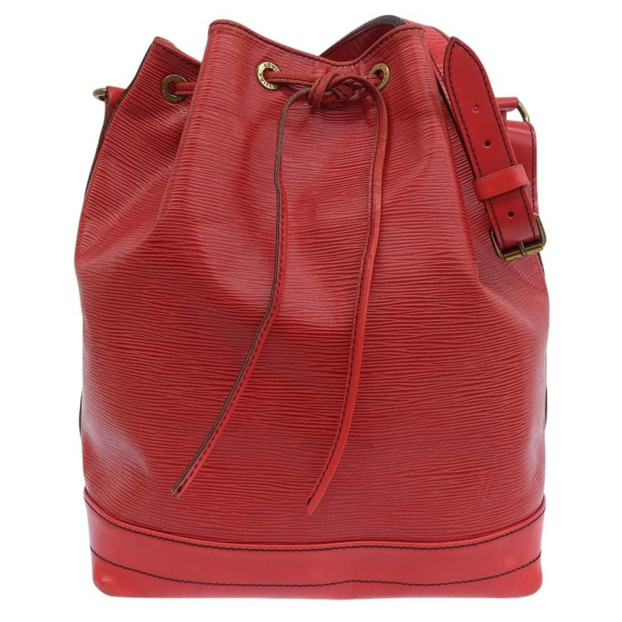 Louis Vuitton Epi Castilian Red Red Color Leather Shoulder Bag (Pre-Owned)