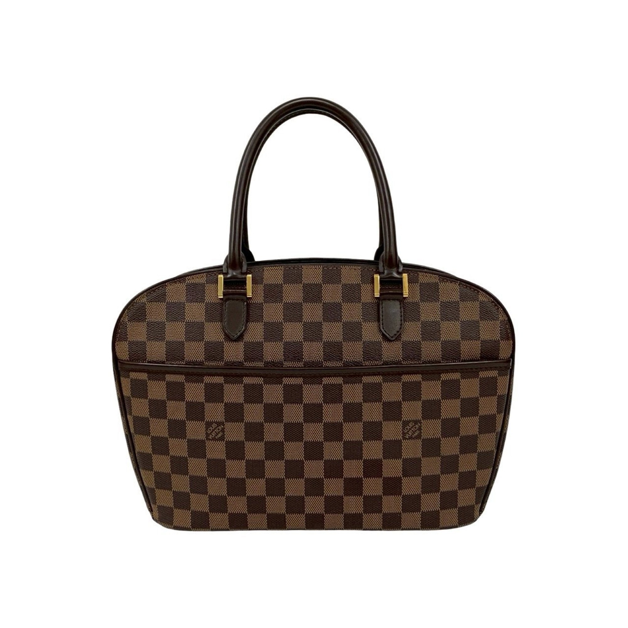 Louis Vuitton Brown Leather Pvc Boston Bag Handbag (Pre-Owned)