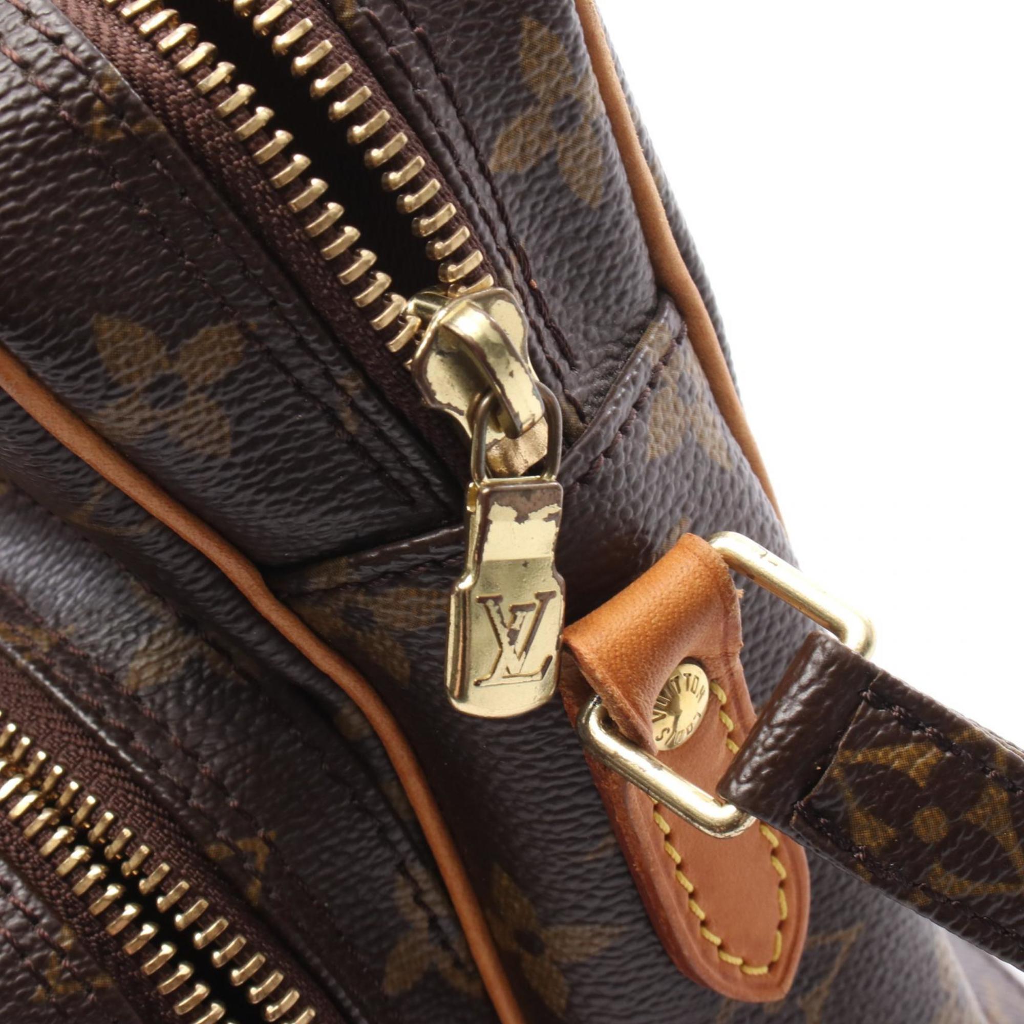 Louis Vuitton Brown Monogram Coated Canvas Shoulder Bag (Pre-Owned)