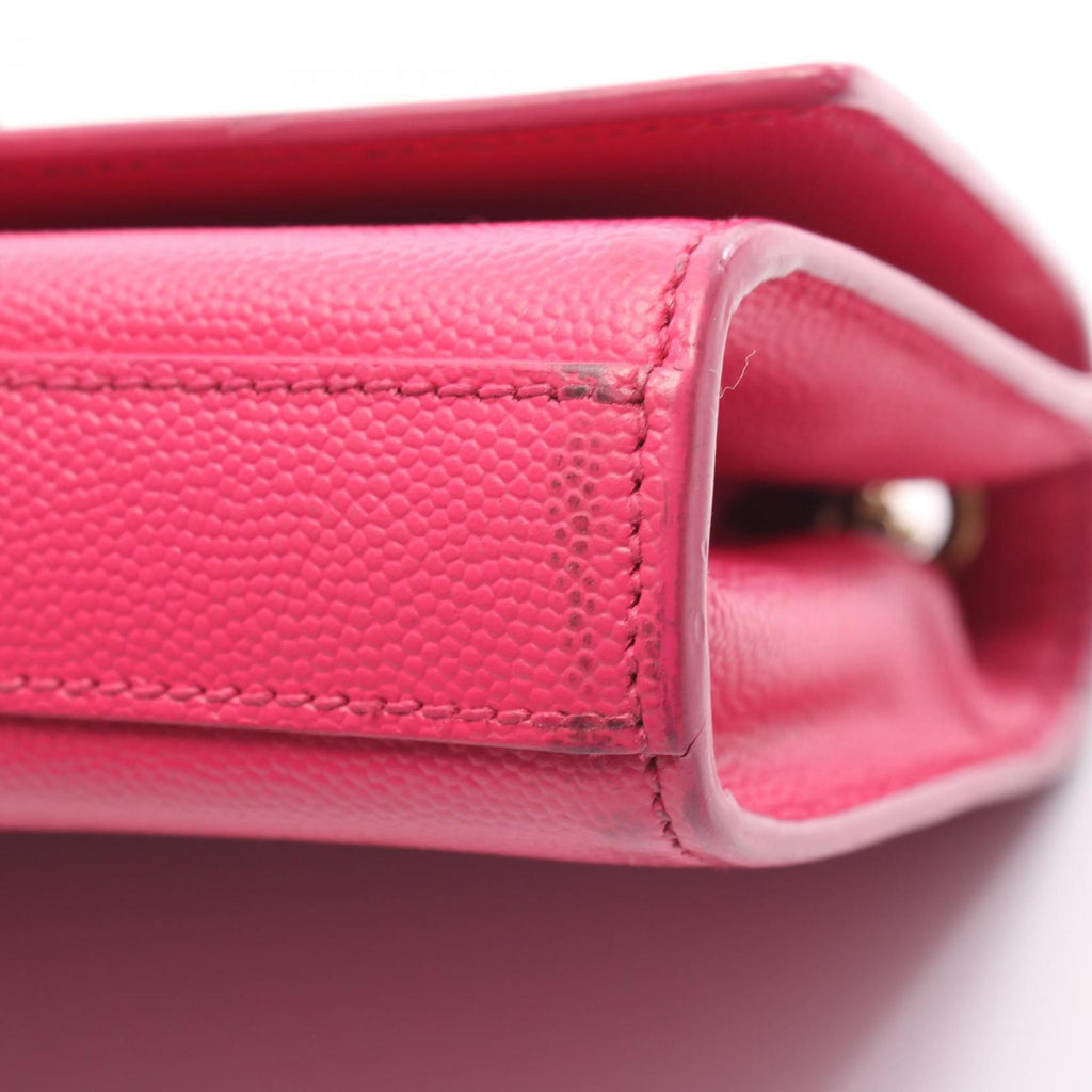 Classic Monogram Crossbody Bag Grainy Leather Small