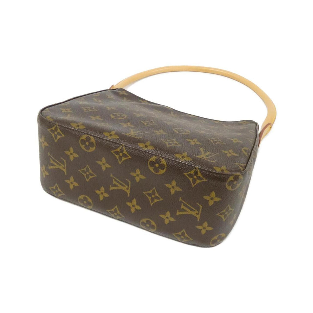 Louis Vuitton Marron Coated Canvas Shoulder Bag (Pre-Owned)