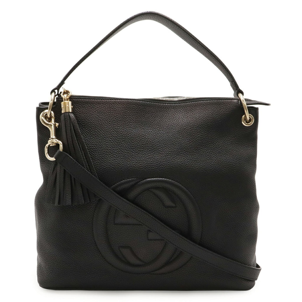Soho Convertible Hobo Leather Large