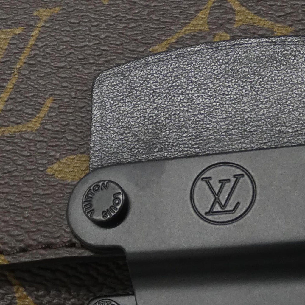 Louis Vuitton Black Marron Monogram Macassar Coated Canvas Shoulder Bag (Pre-Owned)