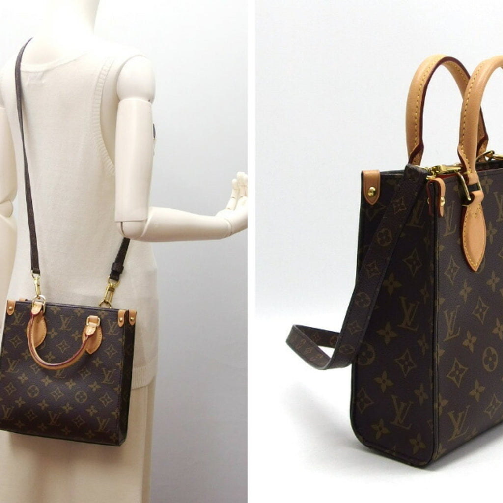Louis Vuitton Brown Monogram Canvas Handbag Shoulder Bag (Pre-Owned)