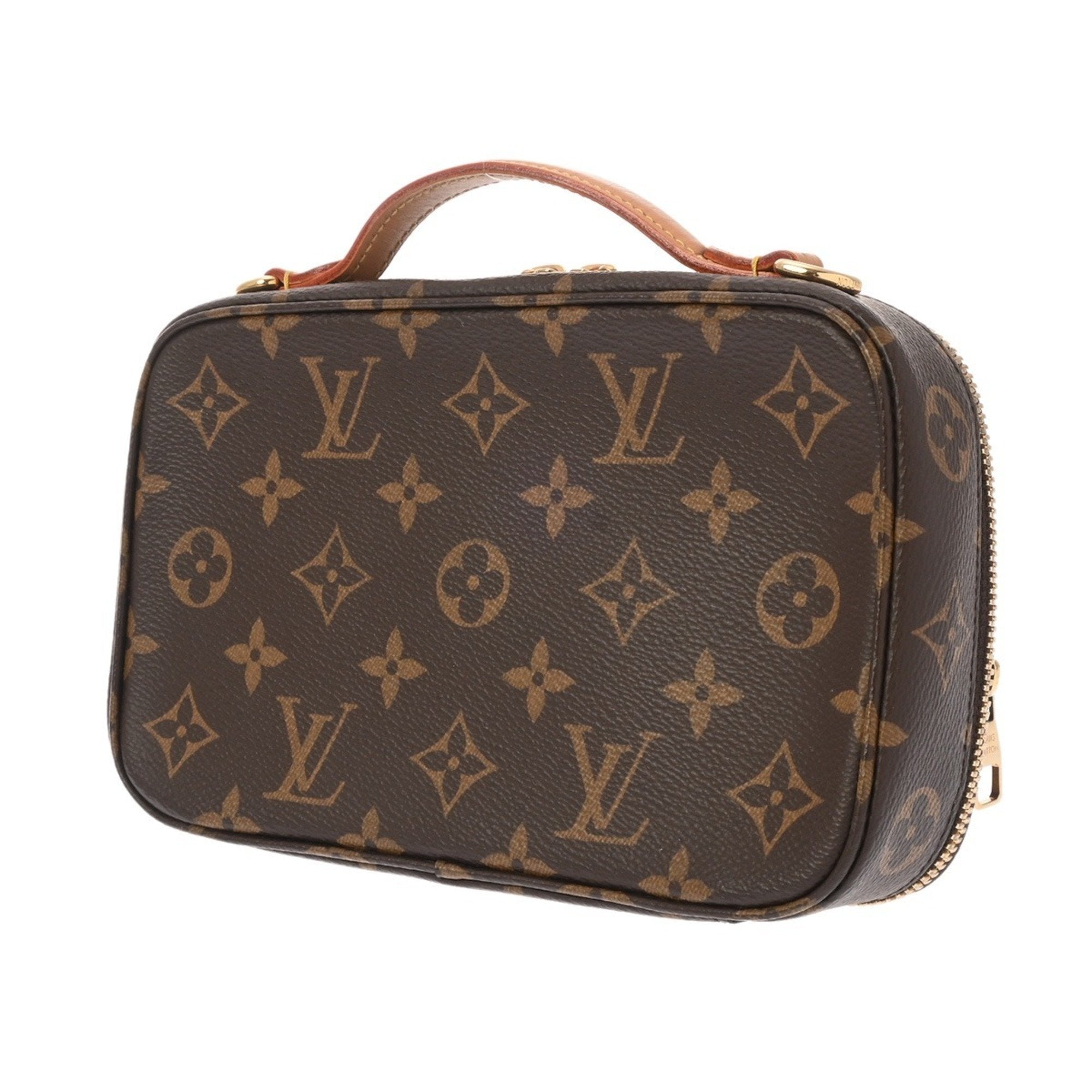 Louis Vuitton Brown Monogram Canvas Shoulder Bag (Pre-Owned)