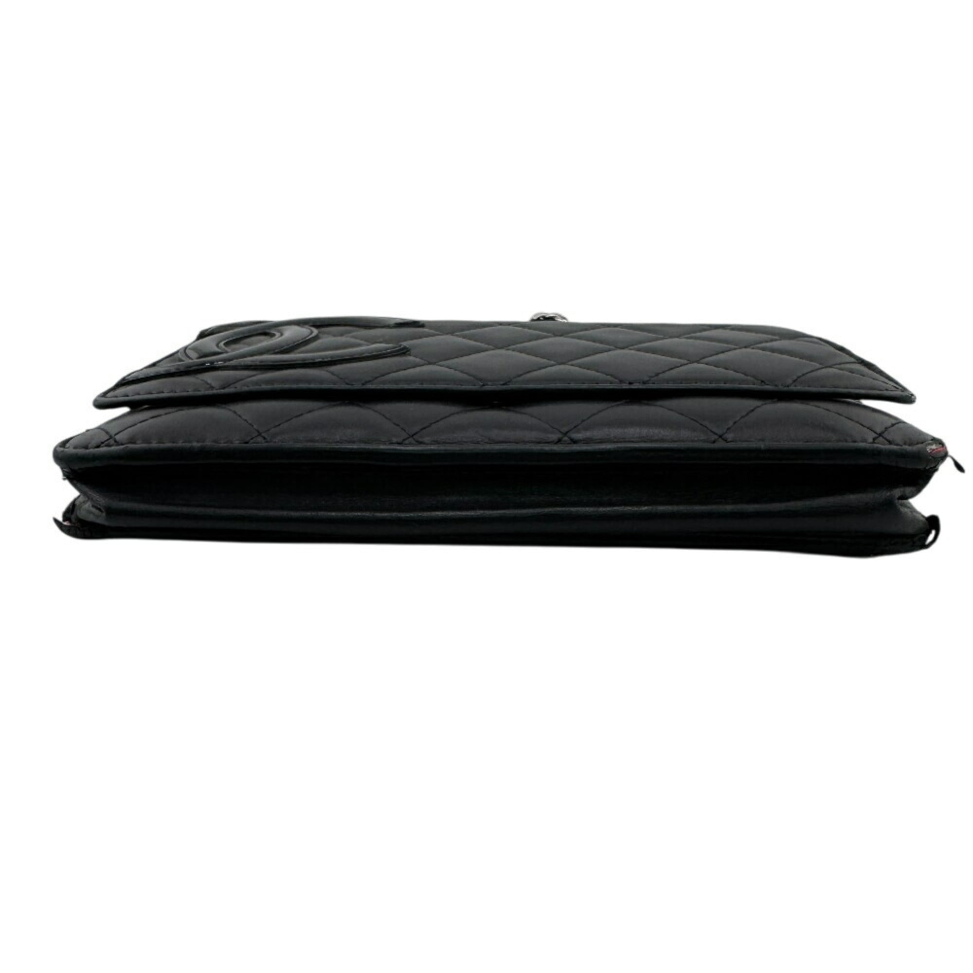 Cambon Wallet on Chain Quilted Leather
